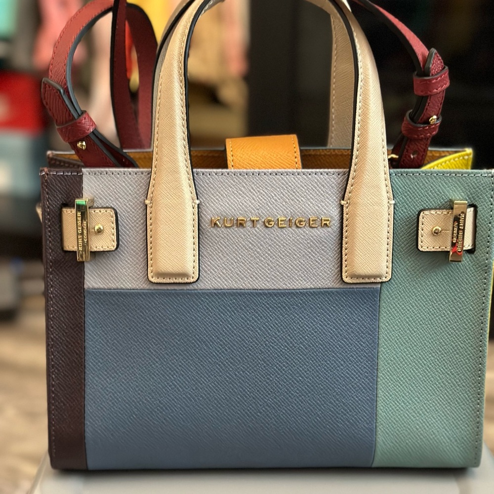 Kurt Geiger London Multi-Color Leather Crossbody